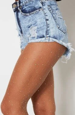 Rhinestone Studded Fishnets 23 Rhinestone Studded Fishnets -Clothing Discount Store 06 04 17 whitefox 15 2