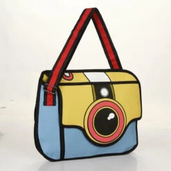 2D Cartoon Camera Bag -Clothing Discount Store 2d cartoon camera bag 2d 2d bag cartoon cartoon purse purse kawaii babe 829