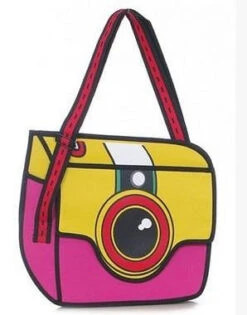 2D Cartoon Camera Bag -Clothing Discount Store 2d cartoon camera bag pink 2d 2d bag cartoon cartoon purse purse kawaii babe 954