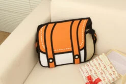 2D Cartoon Messenger Bag -Clothing Discount Store 2d cartoon messenger bag 2 dimensional 2d 2d bag purse 3d purse kawaii babe 461