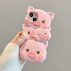 3D Piggy IPhone Case -Clothing Discount Store 3d piggy iphone case mobile phone cases iphone kawaii kawaii babe 173