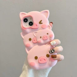 3D Piggy IPhone Case -Clothing Discount Store 3d piggy iphone case mobile phone cases iphone kawaii kawaii babe 661