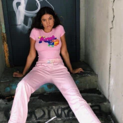 90s Angel Crop Top -Clothing Discount Store 90s angel crop top 3 4 length 3 4th 80s belly shirt shirts shirt kawaii babe 353