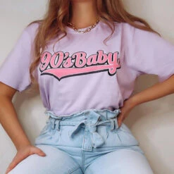 90s Baby Oversized Tee -Clothing Discount Store 90s baby oversized tee clothing tops baby oversized tee 90s baby 224