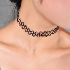 90s Choker -Clothing Discount Store 90s choker chokers classic collar collars goth jewelry kawaii babe 286