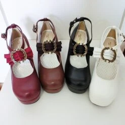 Traditional Bow Embellished Heels -Clothing Discount Store H1d103a6ad5624e6bb8242cabb93e4ad3l