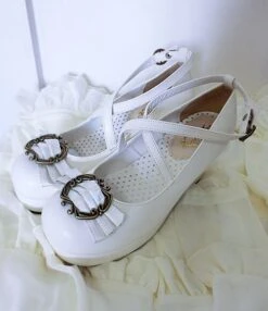 Traditional Bow Embellished Heels -Clothing Discount Store H6970a1c30a3d4e368c46e73e444c20576