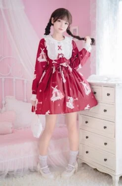 Vintage Bunny Dress -Clothing Discount Store H76a862e65396493082a23445ff956e5bV