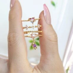 Dainty Stacking Babydoll Rings -Clothing Discount Store H797bb24366d6465e9629ea5e84d03c8d3