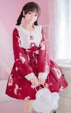 Vintage Bunny Dress -Clothing Discount Store H88cb20c899b94f9c926e3f5e440ddfc2d