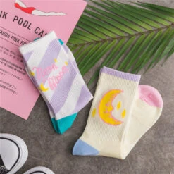Kawaii Moon Socks -Clothing Discount Store HTB1LB5bd8fM8KJjSZFhq6ARyFXaF