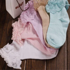 Ruffled Princess Socks -Clothing Discount Store HTB1nEvUOpXXXXaCaFXXq6xXFXXXM