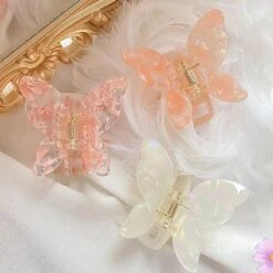 Speckled Butterfly Acrylic Hair Clips -Clothing Discount Store Hd52229204350406787bb7827c5ee2159p
