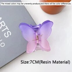 Speckled Butterfly Acrylic Hair Clips -Clothing Discount Store S0616de056440432ebe48c703f6327468y
