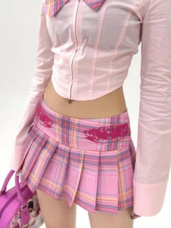 Candy Micro Plaid Skirt -Clothing Discount Store S284d68b708b44618882b026f865c53a5t
