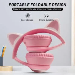 Paw Print Cat Ear Gaming Headphones 26 Paw Print Cat Ear Gaming Headphones -Clothing Discount Store S52b3dd0f48c44d9186bfd8b090bbf19dQ