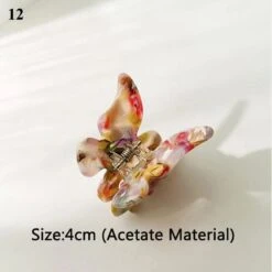 Speckled Butterfly Acrylic Hair Clips -Clothing Discount Store S6e926288b72b492285dc4652a40109ed9