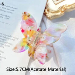 Speckled Butterfly Acrylic Hair Clips -Clothing Discount Store Sa524f1d0c642491eadfc6611ce844ce74