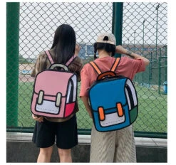 2D Cartoon Backpack -Clothing Discount Store Sb28a62a2f63e46da9be150821849802dM