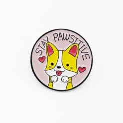 Pawsitive Enamel Pins -Clothing Discount Store Sc1e049e8b2b64bcd99c0d167830f3907C