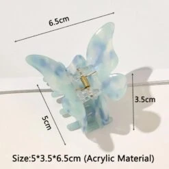 Speckled Butterfly Acrylic Hair Clips -Clothing Discount Store Sde9a7302877d44e7953c27e833fbd3d8Q