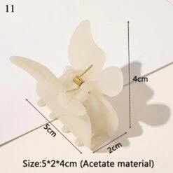 Speckled Butterfly Acrylic Hair Clips -Clothing Discount Store Seef741001cff4a869dff8d98e6941524K