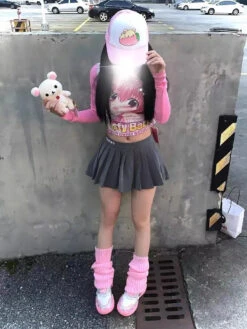 Tasty Babe Manga Long Sleeve Tee -Clothing Discount Store Sf802b50fa42945ddaacbaeeeb03a56c31