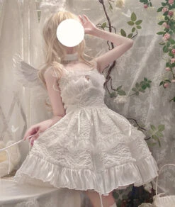 Angel Assembly Dress -Clothing Discount Store angel assembly lolita dress jsk dresses fashion kawaii babe 102