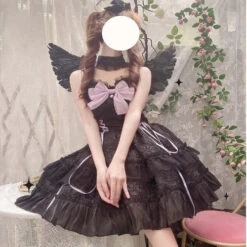 Angel Assembly Dress -Clothing Discount Store angel assembly lolita dress jsk dresses fashion kawaii babe 504