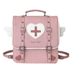 Angel Medic Bag -Clothing Discount Store angel medic bag pink backpacks handbags kawaii kawaiicore lolita purse babe 591