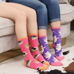 Angelic Kitten Socks -Clothing Discount Store angelic kitten socks flying cat purple sockies stockings ddlg playground 321