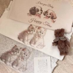 Angelic Kitten Tank -Clothing Discount Store angelic kitten tank cats kittens shirts tank tank tops top kawaii babe 242