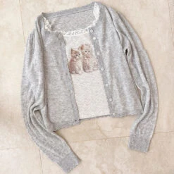 Angelic Kitten Tank -Clothing Discount Store angelic kitten tank cats kittens shirts tank tank tops top kawaii babe 251