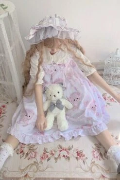 Baby Angel Bear Dress 28 Baby Angel Bear Dress -Clothing Discount Store baby angel bear lolita dress angels clothes clothing dresses ddlg playground 270