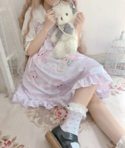 Baby Angel Bear Dress 24 Baby Angel Bear Dress -Clothing Discount Store baby angel bear lolita dress angels clothes clothing dresses ddlg playground 638