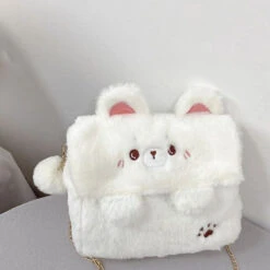 Baby Bear Fur Handbag -Clothing Discount Store baby bear fur handbag fuzzy bag handbags kawaii babe 527