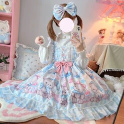 Little Baby Bear Dress -Clothing Discount Store baby bear lolita dress dresses jsk jsks ddlg playground 148