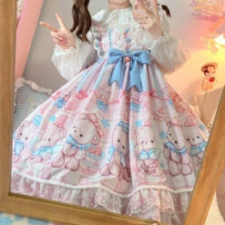 Little Baby Bear Dress -Clothing Discount Store baby bear lolita dress dresses jsk jsks ddlg playground 193
