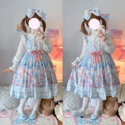 Little Baby Bear Dress -Clothing Discount Store baby bear lolita dress dresses jsk jsks ddlg playground 276