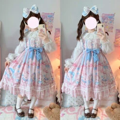 Little Baby Bear Dress -Clothing Discount Store baby bear lolita dress dresses jsk jsks ddlg playground 307