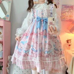Little Baby Bear Dress -Clothing Discount Store baby bear lolita dress dresses jsk jsks ddlg playground 352