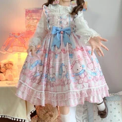 Little Baby Bear Dress -Clothing Discount Store baby bear lolita dress dresses jsk jsks ddlg playground 480