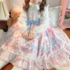 Little Baby Bear Dress -Clothing Discount Store baby bear lolita dress dresses jsk jsks ddlg playground 664