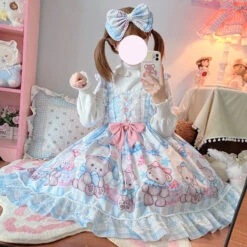 Little Baby Bear Dress -Clothing Discount Store baby bear lolita dress dresses jsk jsks ddlg playground 682