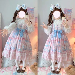 Little Baby Bear Dress -Clothing Discount Store baby bear lolita dress dresses jsk jsks ddlg playground 747
