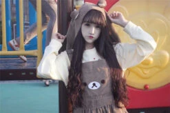 Baby Bear Romper Dress -Clothing Discount Store baby bear romper dress one pieces rilakkuma bear jumper baby skirt 968