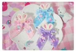Baby Bun Hair Bows -Clothing Discount Store baby bun hair bows baby baby bun buns bunny bunny clips hair accessory kawaii babe 884