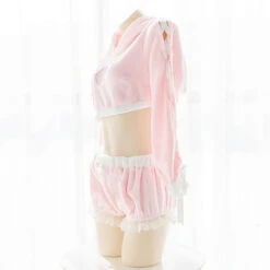 Baby Bun Sweatsuit -Clothing Discount Store baby bun sweatsuit bloomer bloomers bunny ear ears tail sweater kawaii babe 805