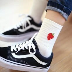 Baby Dino Sockies -Clothing Discount Store baby dino sockies white strawberry dinos dinosaurs socks z1 ddlg playground 129