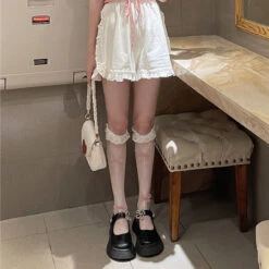 Babydoll Bow Lace Socks 10 Babydoll Bow Lace Socks -Clothing Discount Store babydoll bow lace socks bow lace socks fishnets kawaii lolita 331